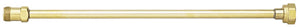 WAND 24" STRAIGHT BRASS