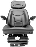 SEAT BLACK VINYL FOR CAB TRACTORS