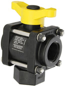 3 WAY 1-1/4" FPT, 1-1/2" PORT