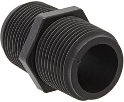 3/4 X CLOSE BLACK POLY NIPPLE
