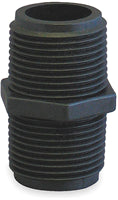 3" CLOSE BLACK POLY NIPPLE