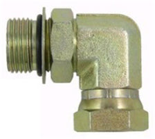 ADAPTER 1/2 MALE ORB x 3/8 FNPT SWVL 90Ã¸