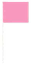 MARKING FLAG 5X8X30 GLO PINK