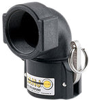 90 DEGREE BANJO 1-1/2" FEMALE COUPLER