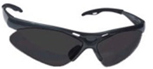 Safety Glasses, Black Frame/Smoke Lens