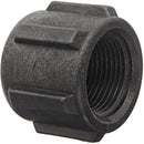 3/4" BLACK POLY PIPE CAP
