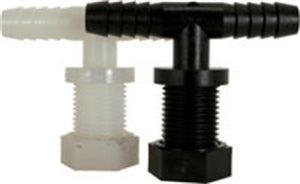 3/4" NOZZLE TEE W/LOCKNUT-POLY
