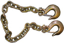GRADE 70 SAFETY CHAIN 3/8"X36" W/HOOKS