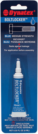 BLUE THREAD-LOCK 6ML CARDED TUBE