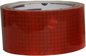 RED/WHITE CONSPICUITY TAPE 2" X 30' ROL