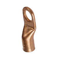 4 GA. 3/8 STUD TUBULAR COPPER LUG-5 PCS
