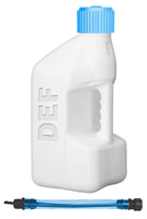 5 GAL WHITE JUG BLUE LID - DEF