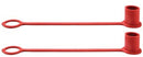 1/2" RUBBER DUST CAP-RED 2PK