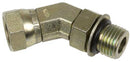 ADAPTER 3/8 MALE ORB x 3/8 FNPT SWVL 45Ã¸