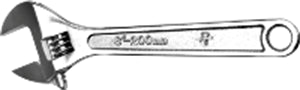 8" ADJUSTABLE WRENCH