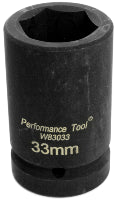 1" Dr. 33mm Budd Wheel Socket