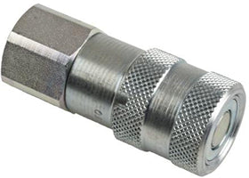 3/8 FLAT FACE COUPLER BODY-3/4-16 THREAD