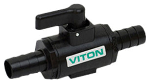 3/8" HOSEBARB MICRO-VALVE FKM