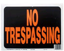 SIGN-NO TREPASSING 10"x14" ALUMINUM