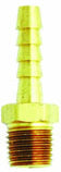 MILTON BRASS HOSE END, 2 PER CARD