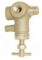 1/2" 3-Outlet Brass Valve