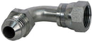 Swivel Nut BENT TUBE Elbow 90 - Steel