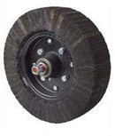 4" X 8" WHEEL AND HUB ASSEMBLY