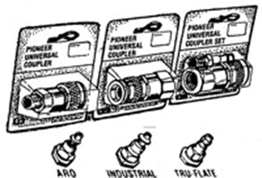 1/4NPTF UNIV AIR COUPLER ONLY