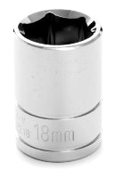 1/2" DR 18MM 6 PT SOCKET