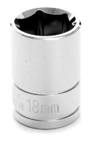 1/2" DR 18MM 6 PT SOCKET