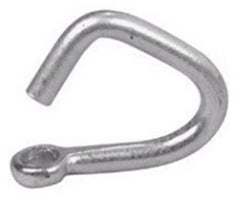 3/8" COLD SHUT-ZINC PLATE