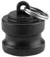 1-1/4" POLY DUST PLUG BLACK POLY