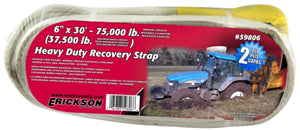 6" x 30' 75,000lb Recovery Strap