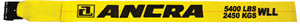 4" X 27' WINCH STRAP W/FLAT HOOKS