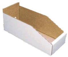 12"X 4" X 4-1/2" WHITE BIN BOX