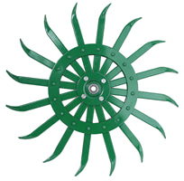 ROTARY HOE WHEEL-21"-GREEN