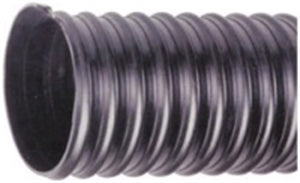 DUCT HOSE 4"X25' BLACK URETHANE