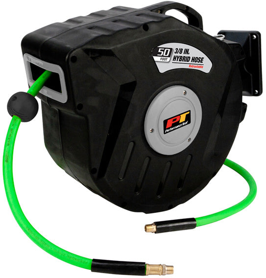 AUTO REWIND HOSE REEL 3/8" X50' - HYBRID
