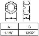 3/4-16 SPINDLE NUT-IH