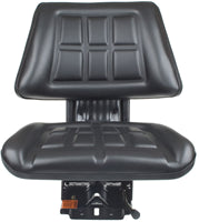 SEAT TRAPEZOID BLACK WAFFLE