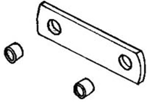 HARROW CENTER LINK W/BUSHINGS