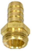 1/2 BARB X 3/4 M GARDEN HOSE THD BRASS