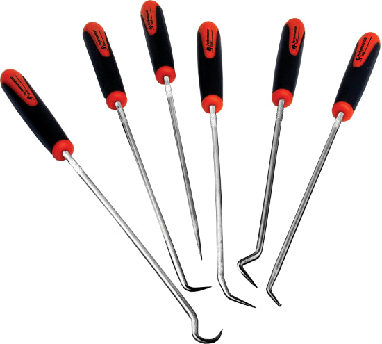 6 Pc. Long Shaft Hook & Pick Set