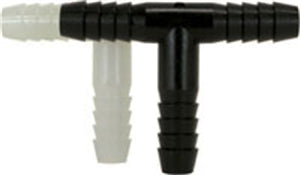 1/2" BARBED TEE-BLACK POLY