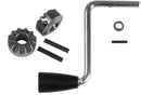 CRANK W/BLACK KNOB & GEAR KIT