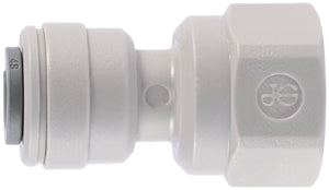 Gray Acetal Female Connector 1/4 x 1/4 N