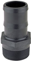 1/4" MPT X 1/4 BARB SHANK  BLACK