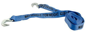 2" x 15' Tow Strap w/ Hooks