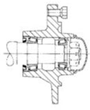 HUB & SPINDLE ASSEMBLY-888