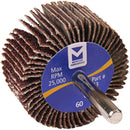 Mounted Flap Wheel 2"x1"x1/4" 80 Grit